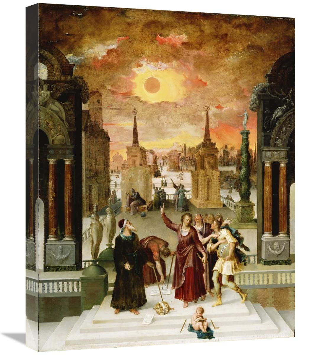 Dionysius the Areopagite Converting the Pagan Philosophers-Canvas Art-18x24”