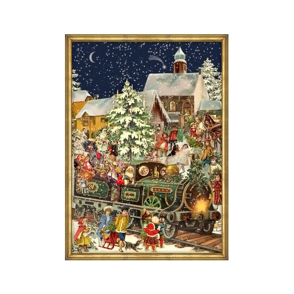 ADVENT- LG SANTA/TRAIN EACH