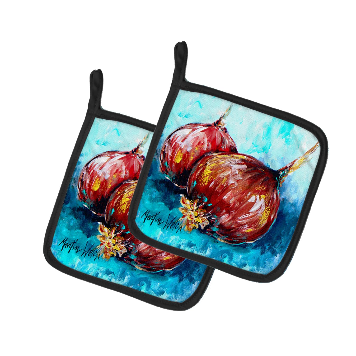 Onion Funions Pair of Pot Holders