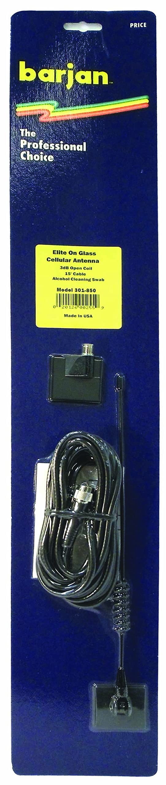 BARJAN - 301850 ON-GLASS CELLULAR ANTENNA WITH TNC CONNECTOR