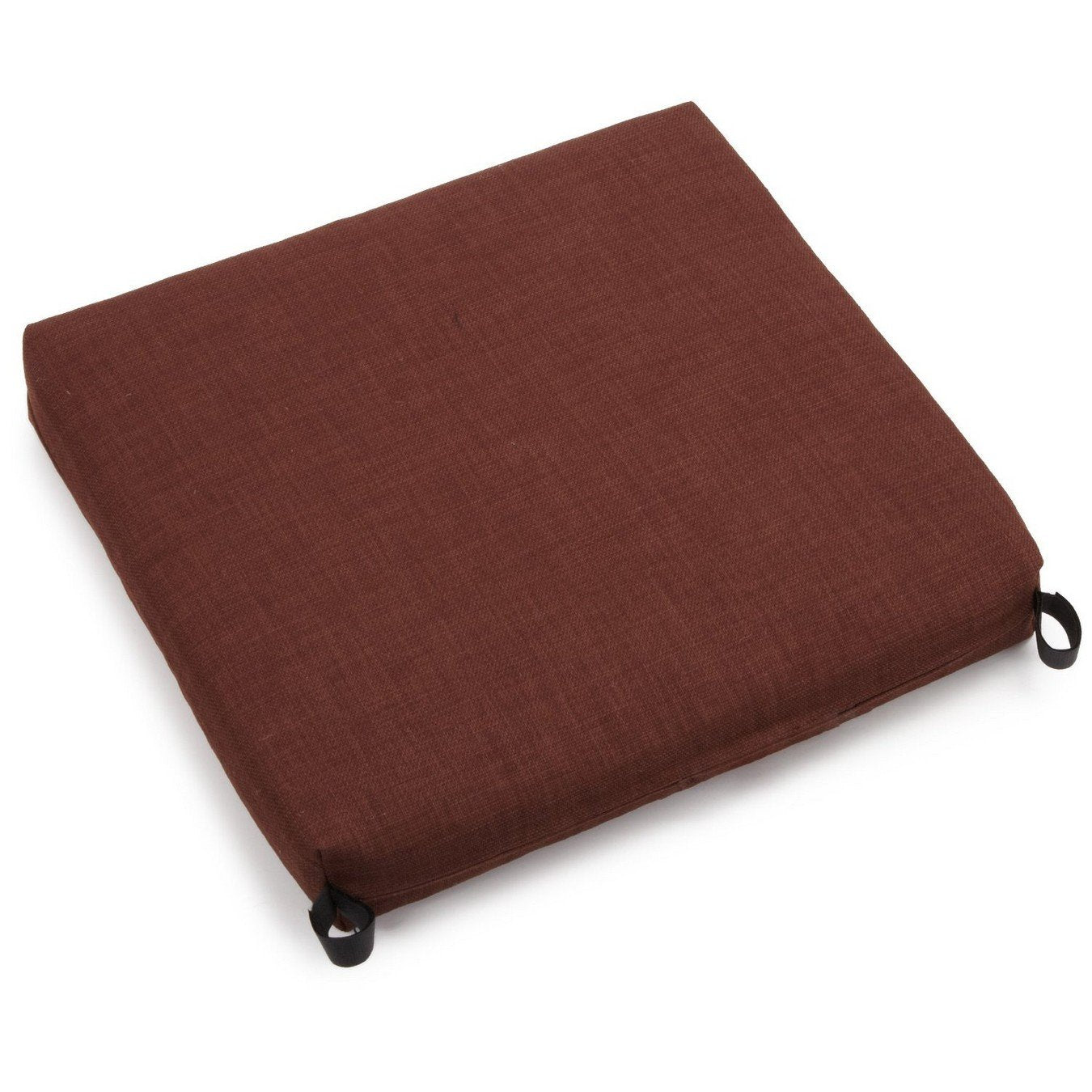 20-inch by 19-inch Spun Polyester Chair Cushion  - Cocoa