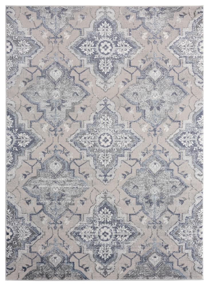 United Weavers Cascades Leavenworth Blue Runner Rug 27 x 72”