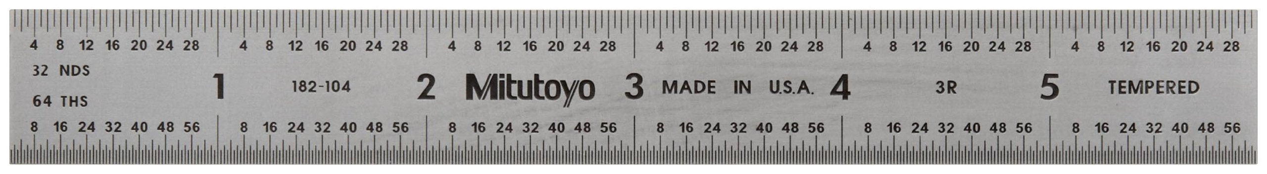 Steel Rule, 6 In, 3R, 3/4 In W