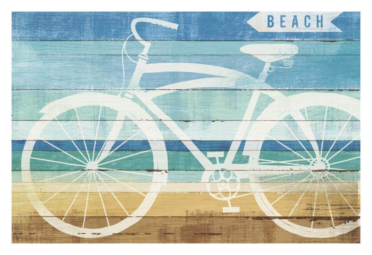 Beachscape Cruiser II -Paper Art-32x22”