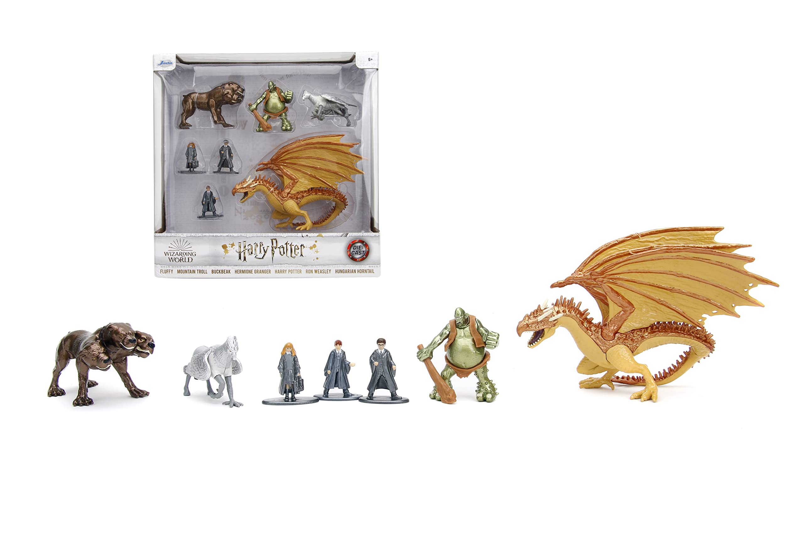 Harry Potter Wizarding World Set of 7 Diecast Figures by Jada