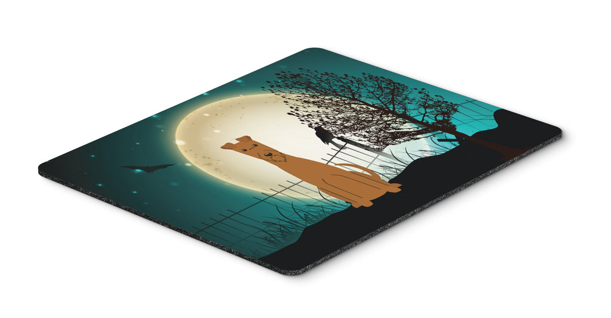 Caroline'S Treasures Bb2252Mp Halloween Scary Irish Terrier Mouse Pad, Hot Pad Or Trivet For Home Office Gaming Working Computer