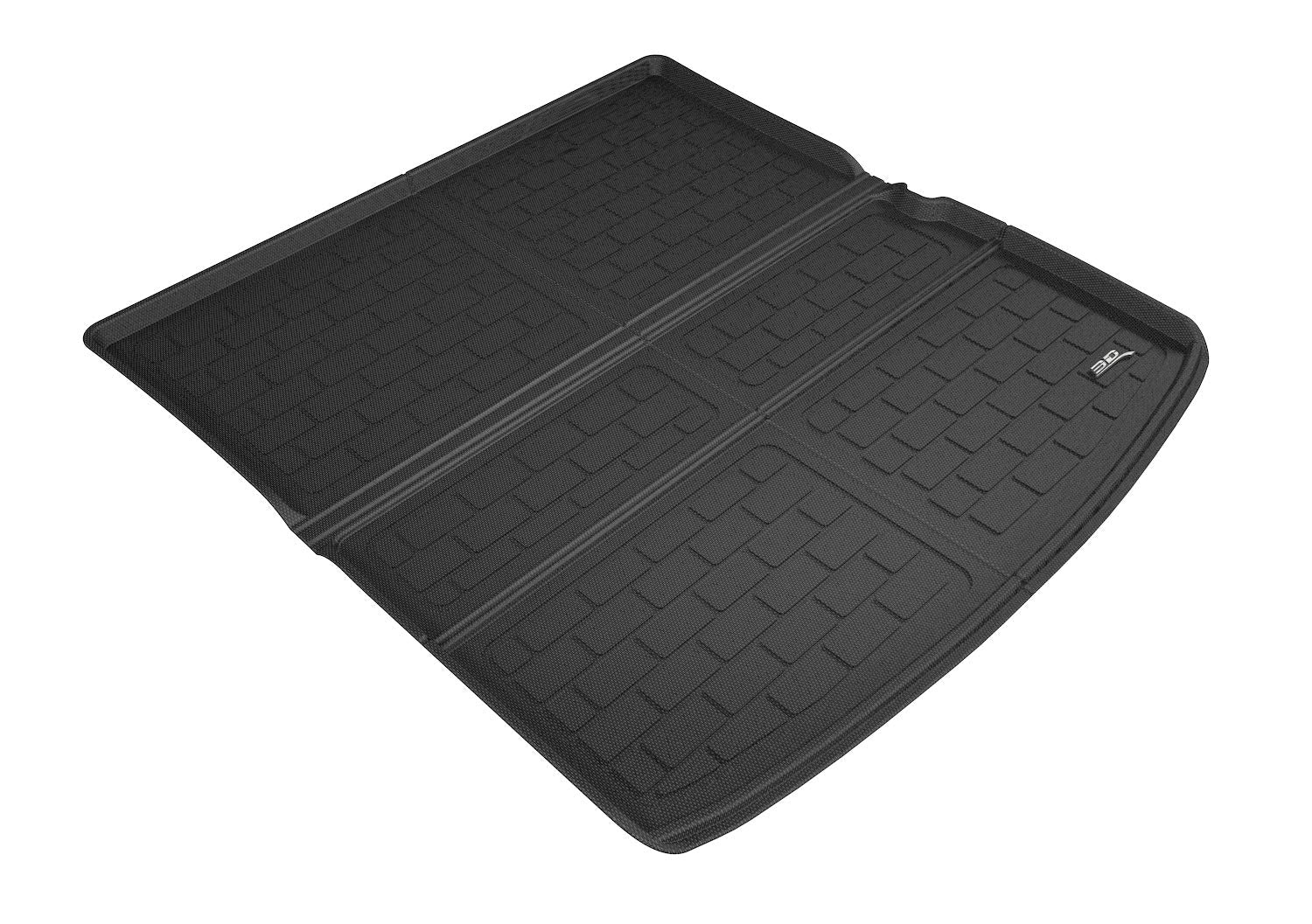 3D MAXpider GMC ACADIA 2017-2022 KAGU BLACK BEHIND 2ND ROW STOWABLE CARGO LINER