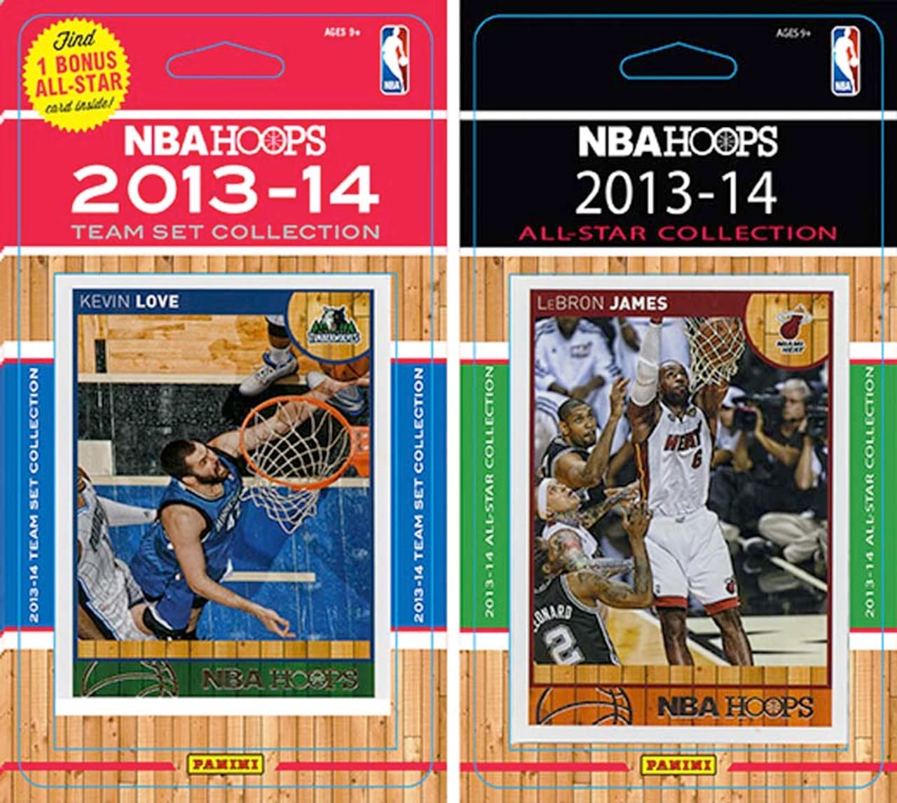 NBA Minnesota Timberwolves Licensed 2013-14 Hoops Team Set Plus 2013-24 Hoops All-Star Set
