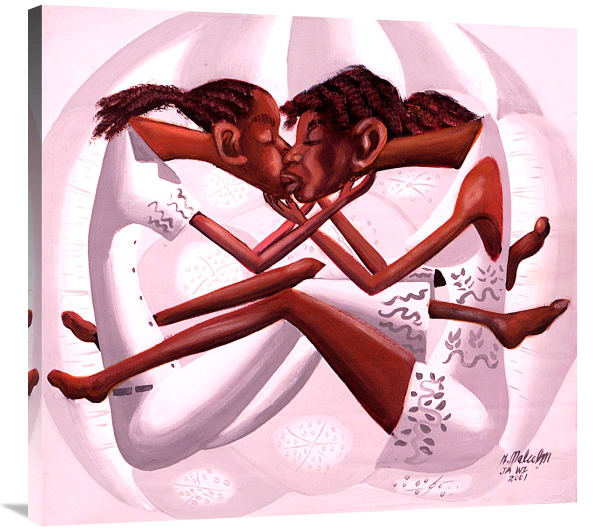 Lovers-Canvas Art-36x33.48”
