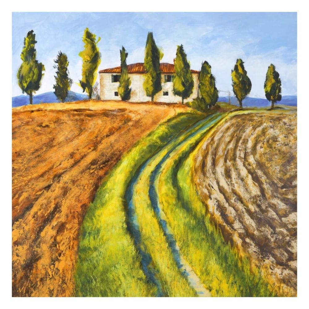 Casa di campagna-Paper Art-26x26”