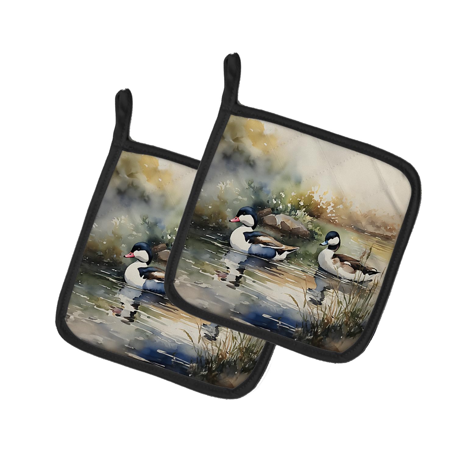 Bufflehead Pair of Pot Holders