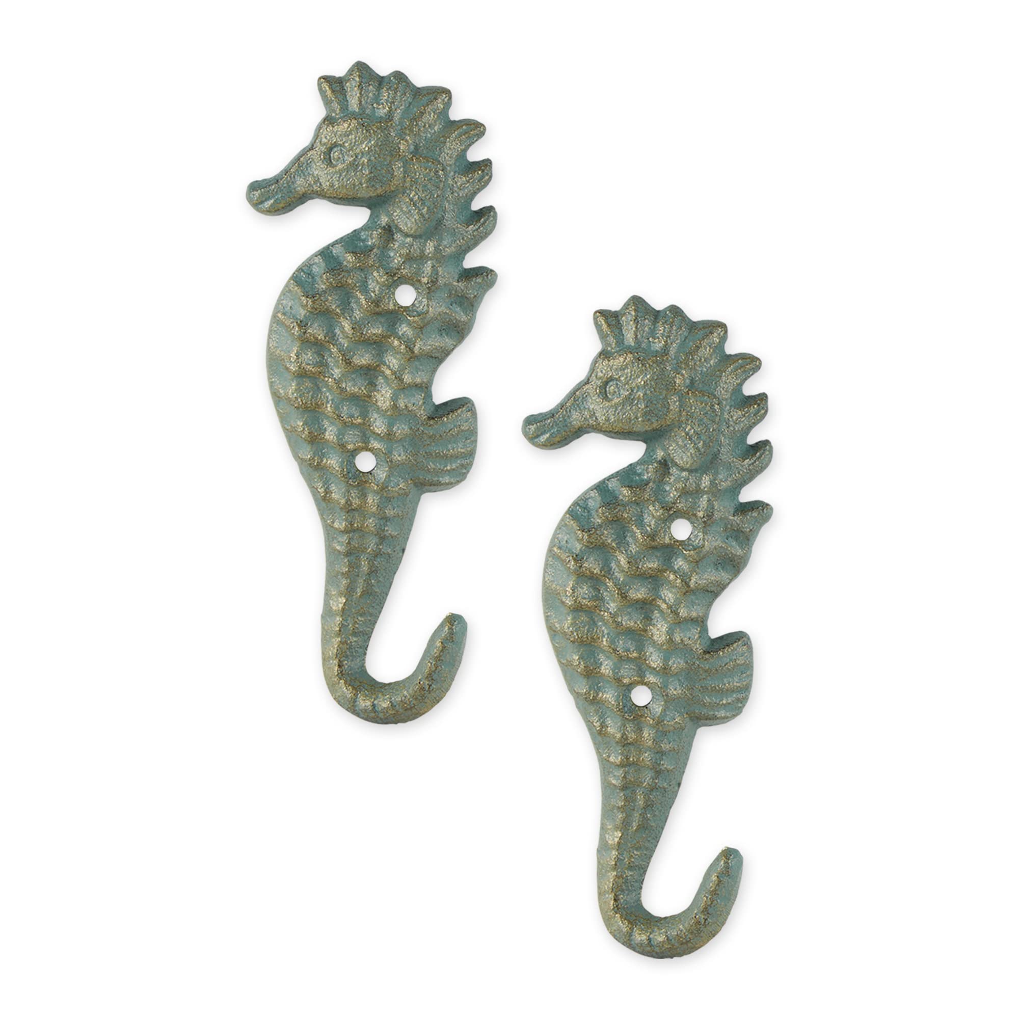 SEAHORSE WALL HOOK SET/2