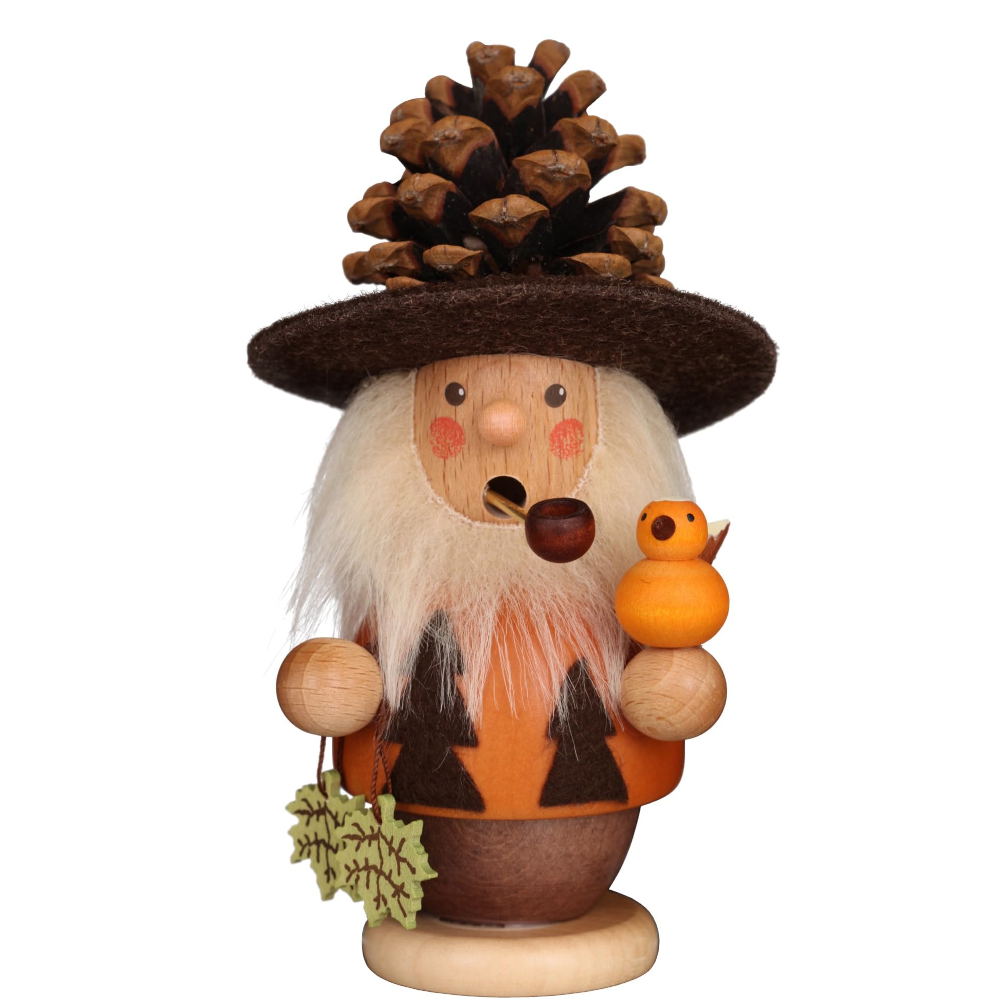 Christian Ulbricht Smoker - Natural Pinecone Man With Bird