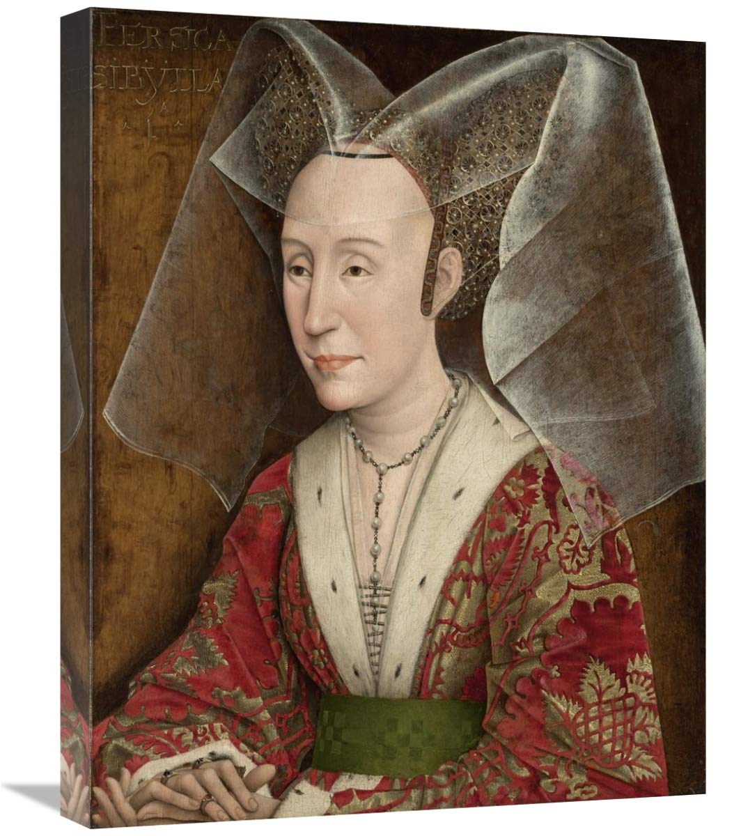 Portrait of Isabella of Portugal-Canvas Art-20x24”