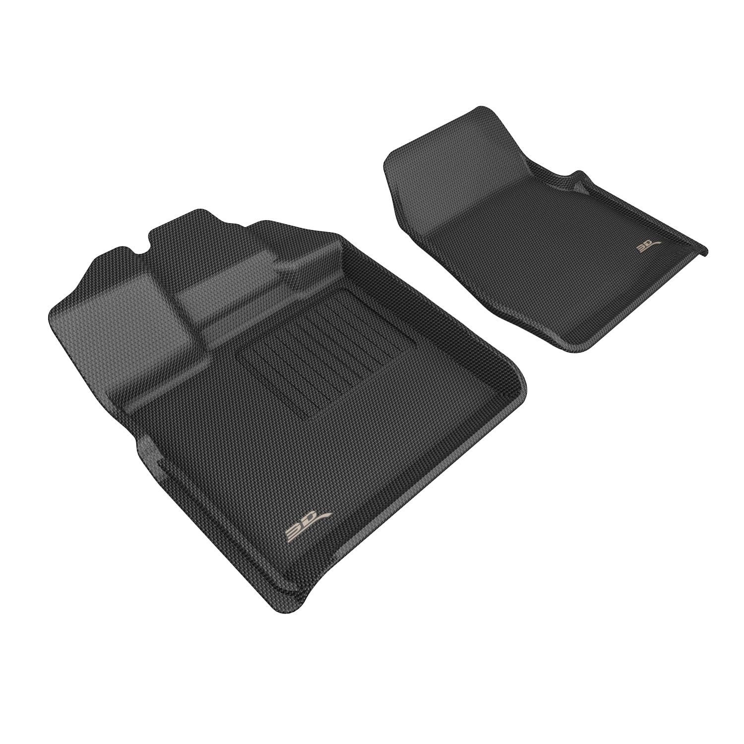 3D MAXpider Compatible with FORD F-150 REGULAR CAB 2015-2026 BENCH SEAT, KAGU BLACK R1 (VINYL FLOOR)