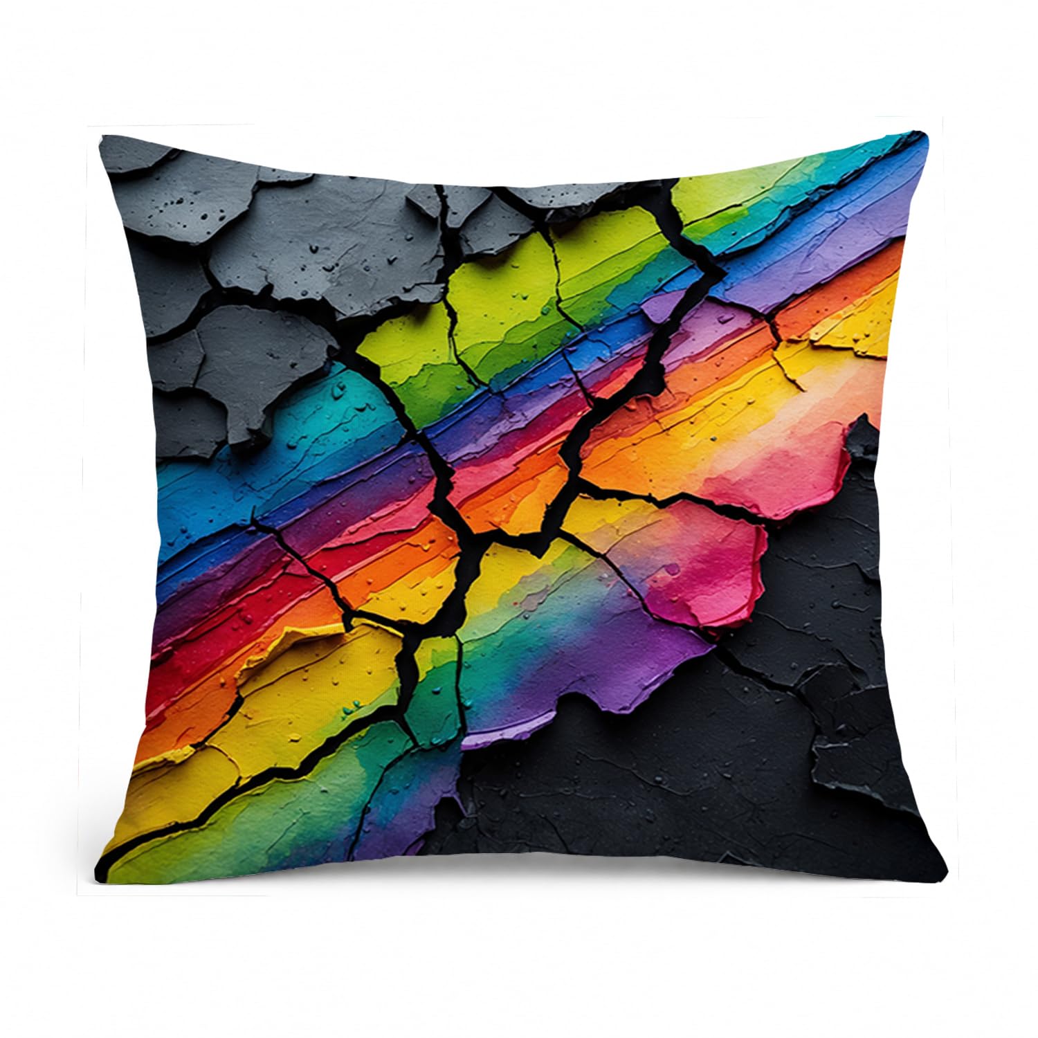 Carolines Treasures Resilience Pride Throw Pillow Machine Washable, Indoor Outdoor Decorative Pillow for Couch, Bed or Patio, 14Hx14W