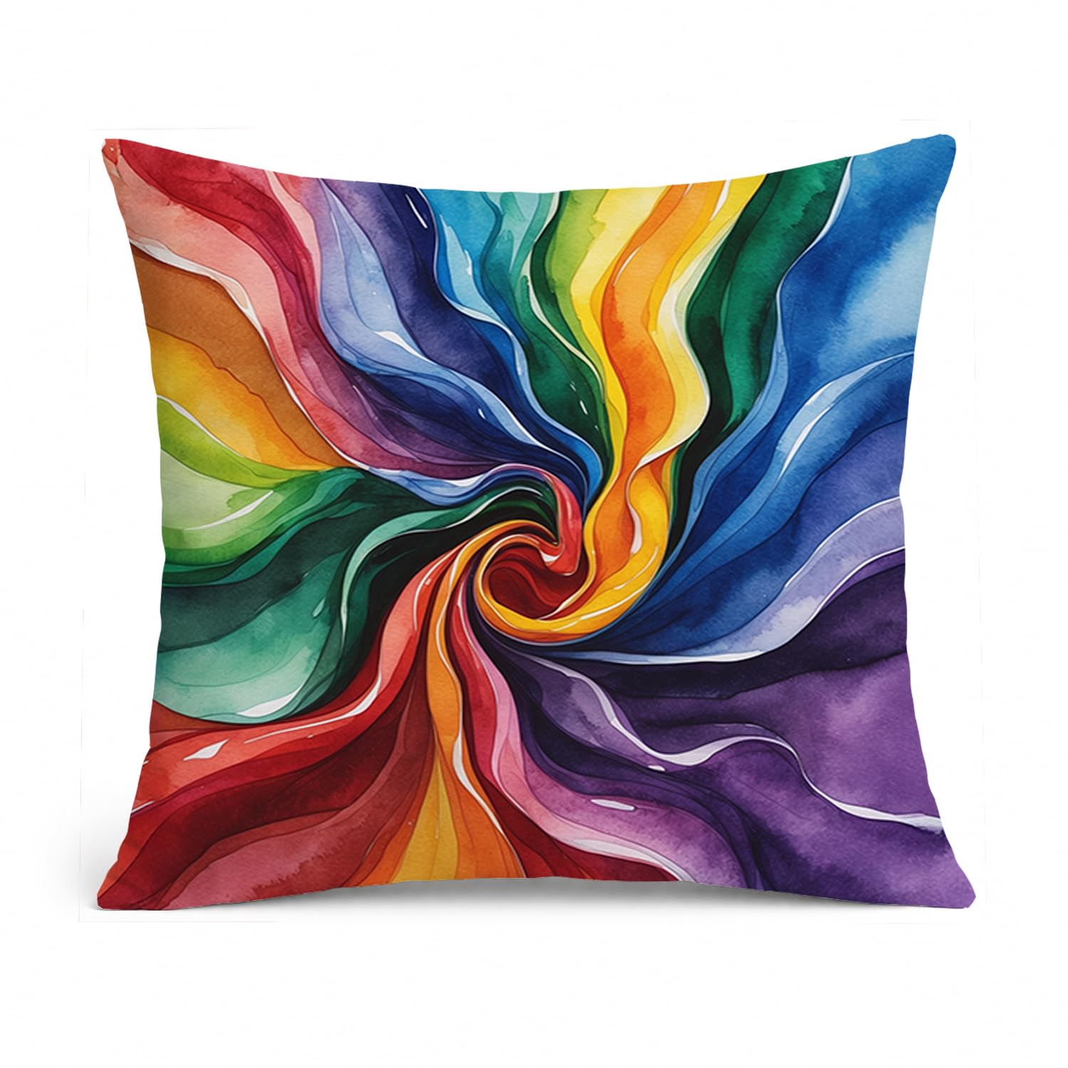 Carolines Treasures Gay Pride Throw Pillow Machine Washable, Indoor Outdoor Decorative Pillow for Couch, Bed or Patio, 14Hx14W