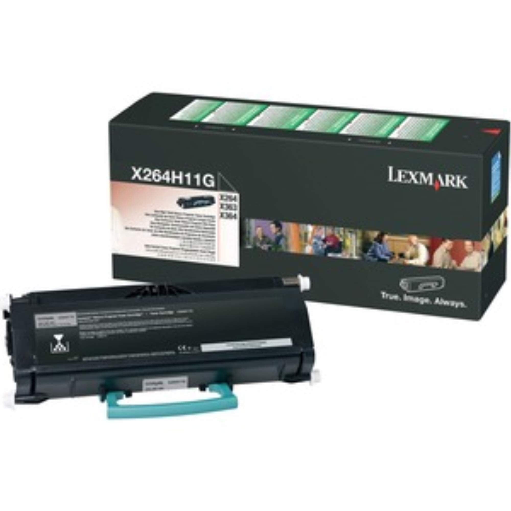 LEXMARK BR X264DN 1-HI RETURN PROG BLACK, 9k yield