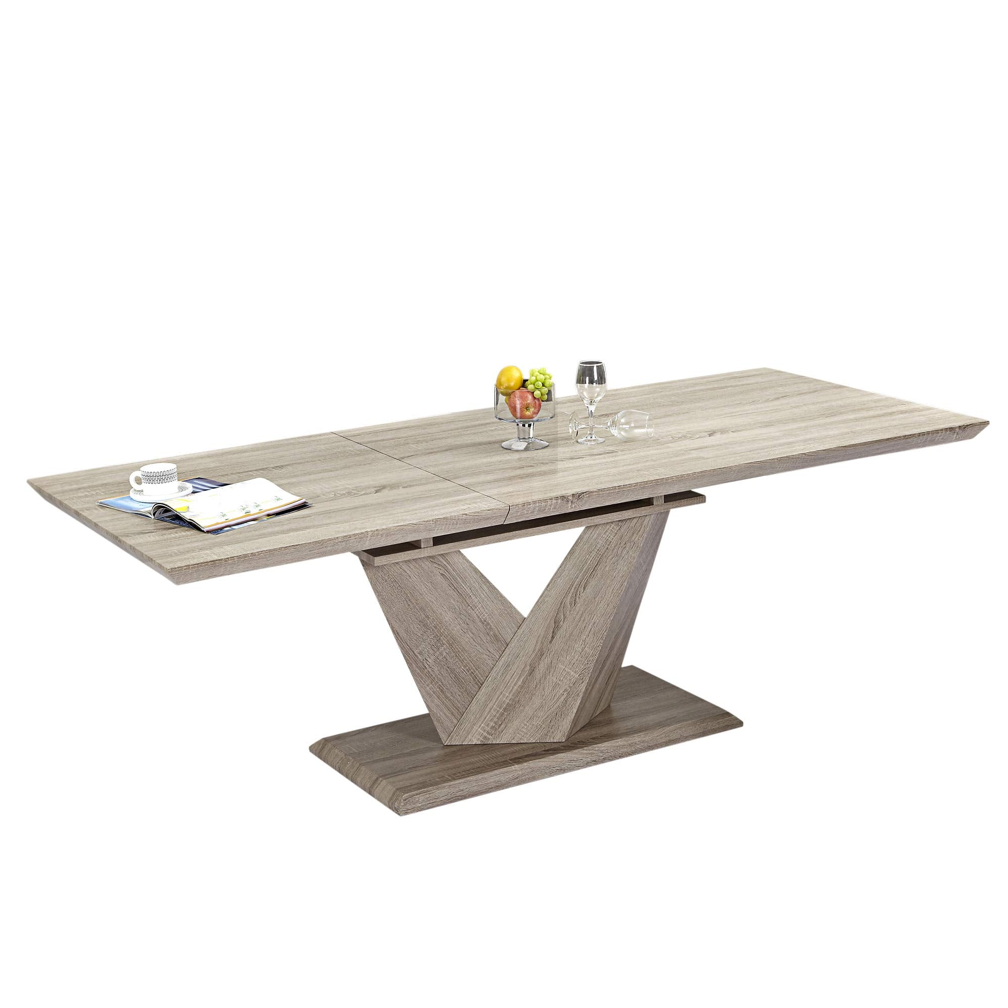 ECLIPSE-EXTENSION DINING TBL-WASHED OAK