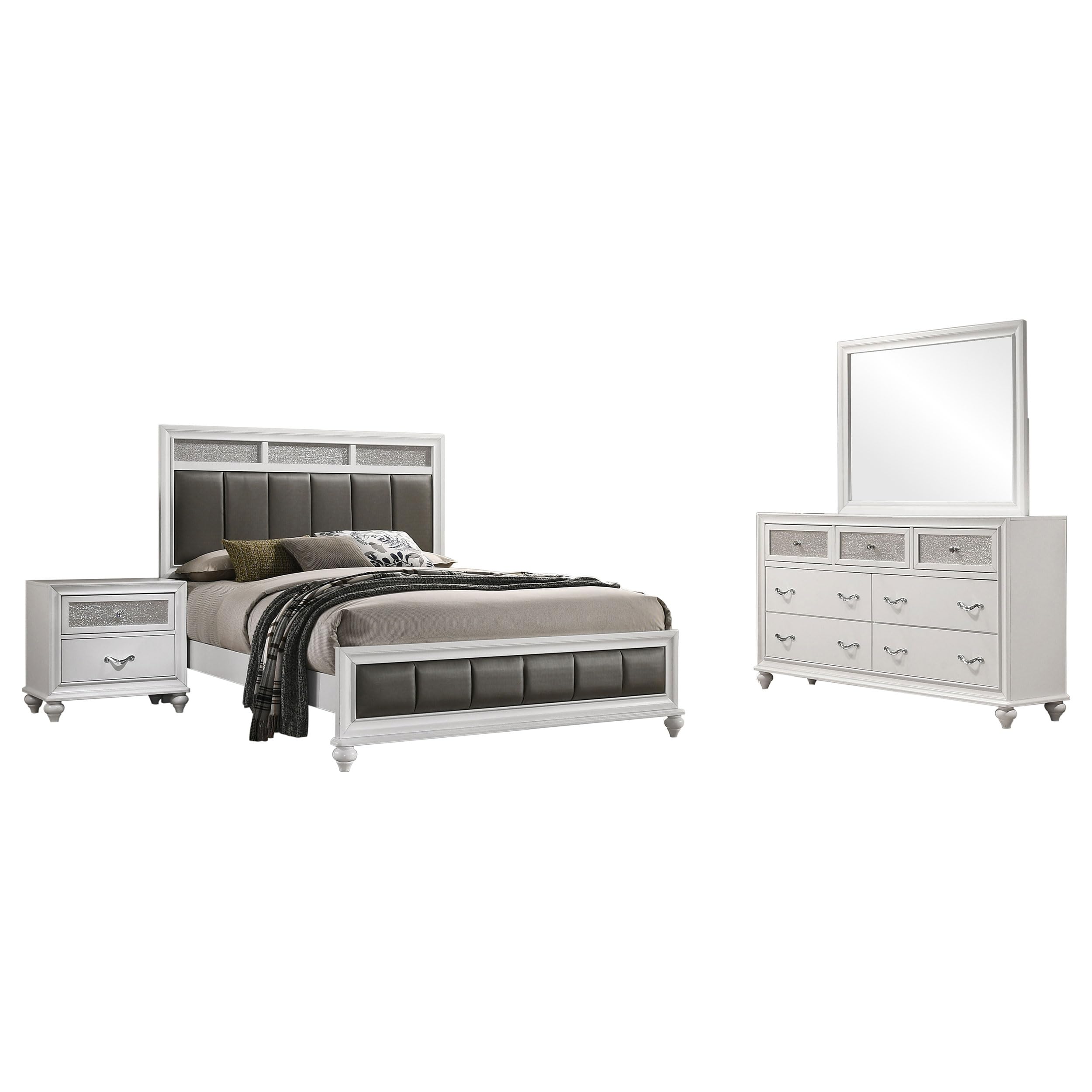 Coaster Co. of America Queen Bed 4 Pc Set
