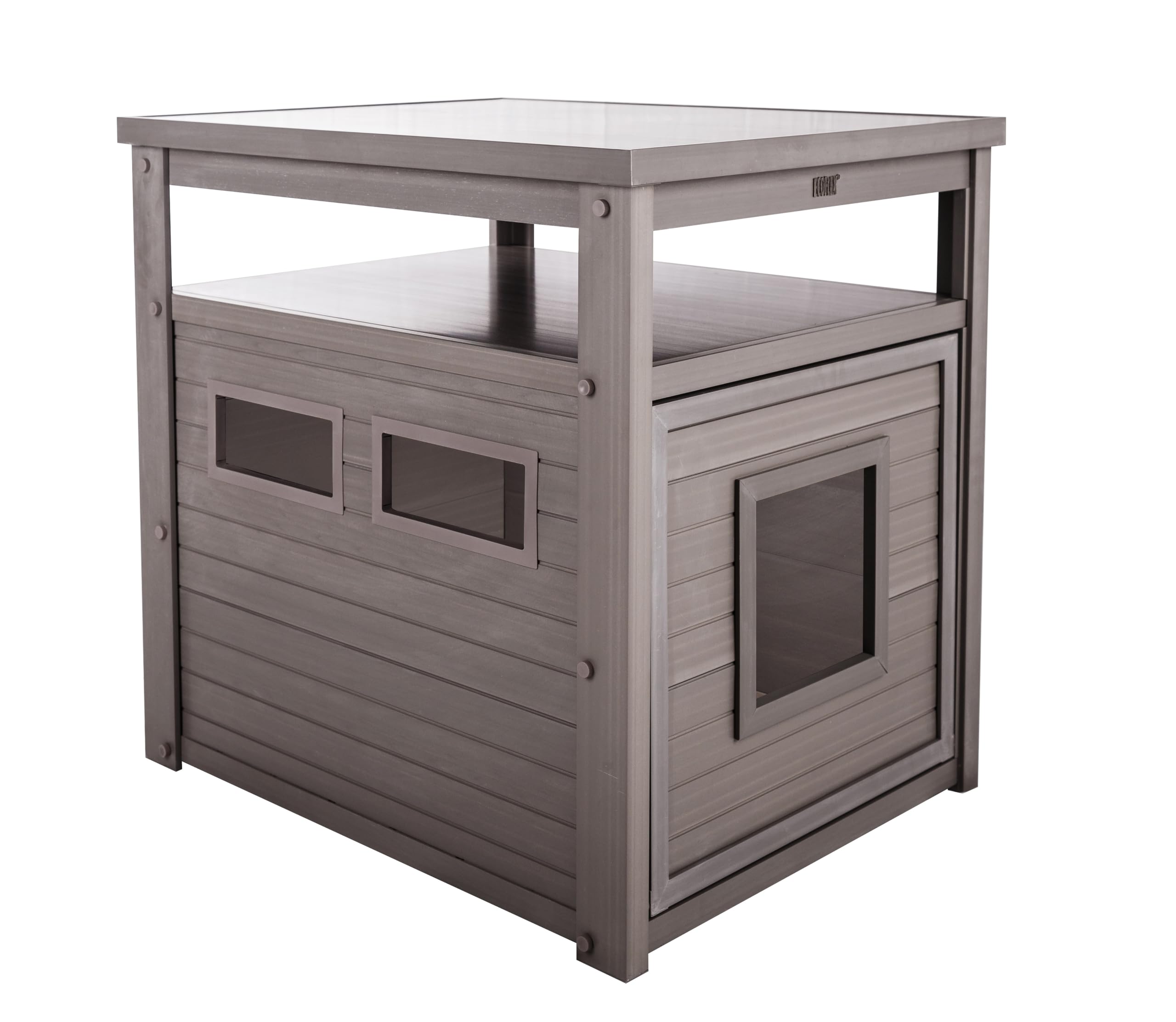 New Age Pet Ecoflex Jumbo Cat Box Cover And End Table With Litter Box Enclosure And A 10 Year Warranty Hides Unsightly Litter Bo