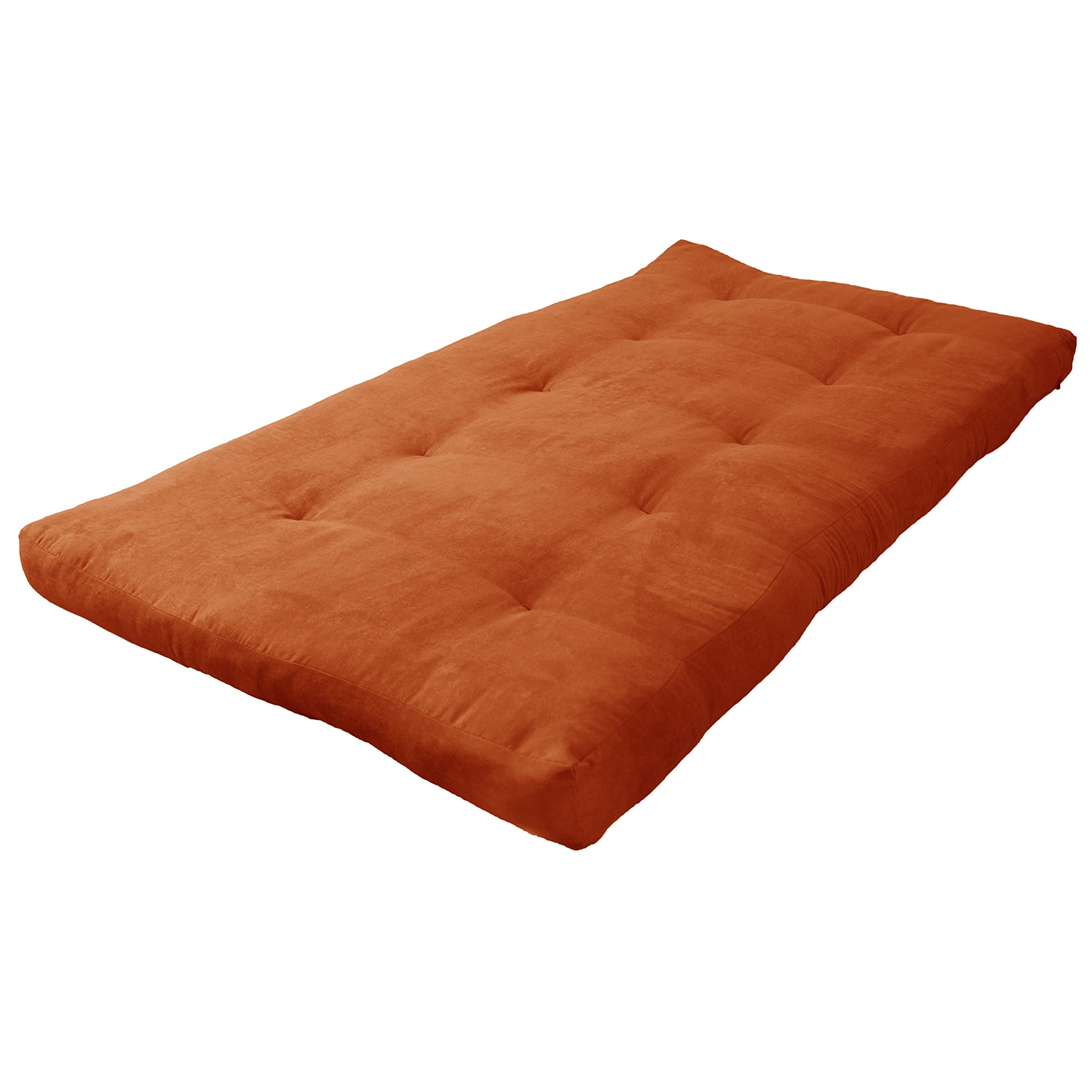 Blazing Needles Vitality 6-inch Microsuede Twin-size Futon Mattress - Spice - Spice