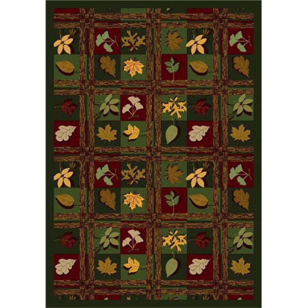 Joy Carpets Kaleidoscope Woodland Trail 310 x 54??Indoor Area Rug in Color Multi