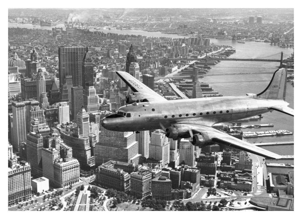 Flying over Manhattan, NYC-Paper Art-38x27.56”