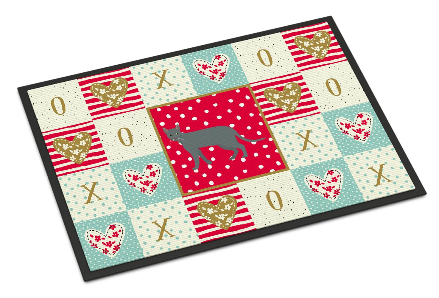 Raas Cat Love Indoor or Outdoor Mat 18x27