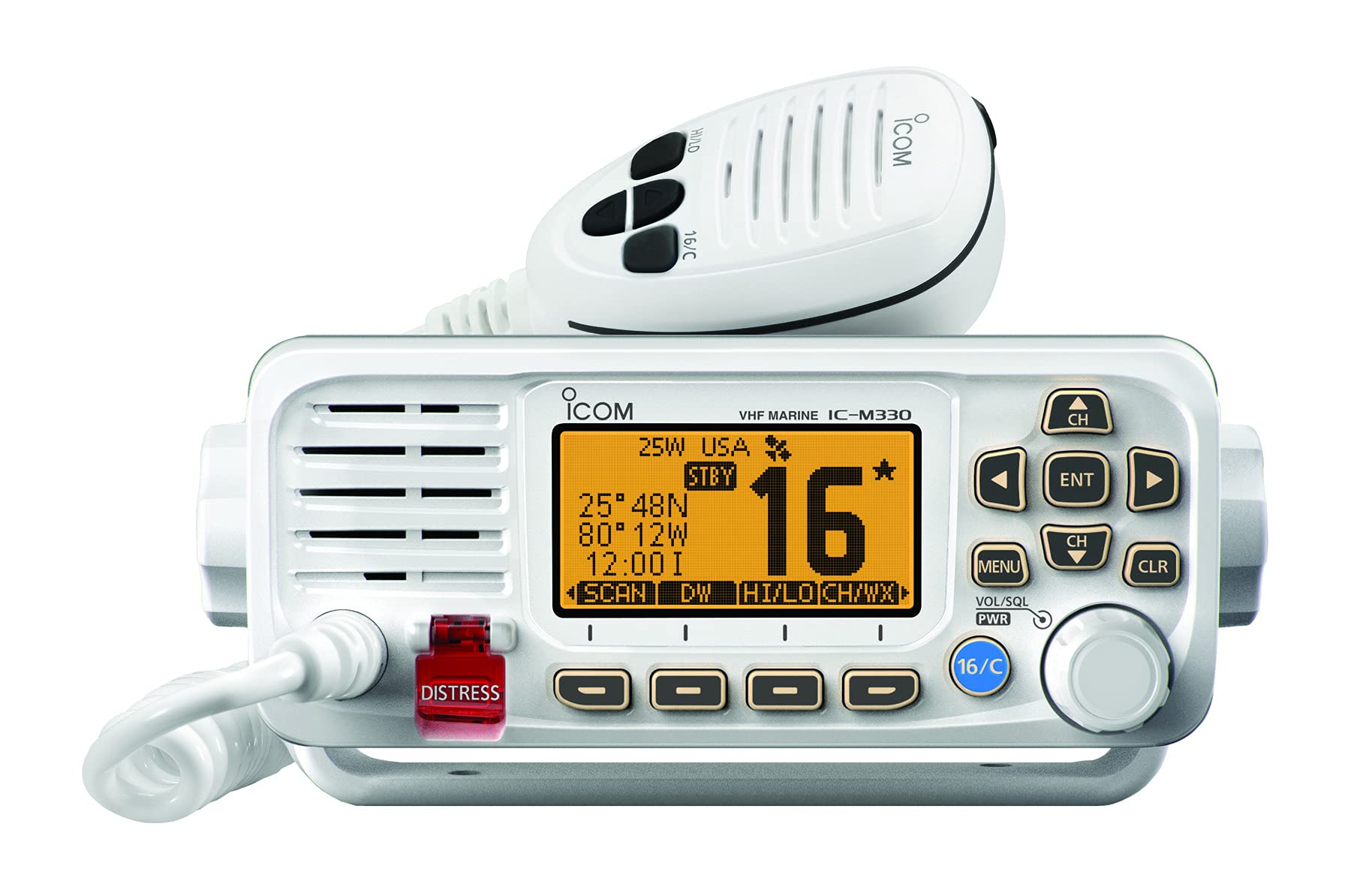 Icom Vhf, Basic, Compact, White, Standard