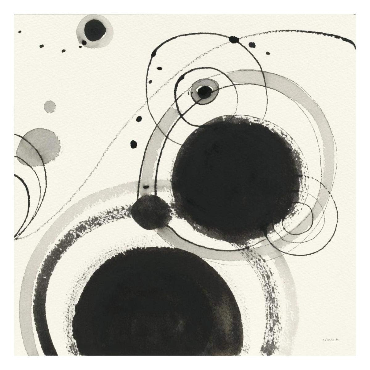 Planetary III -Paper Art-26x26”