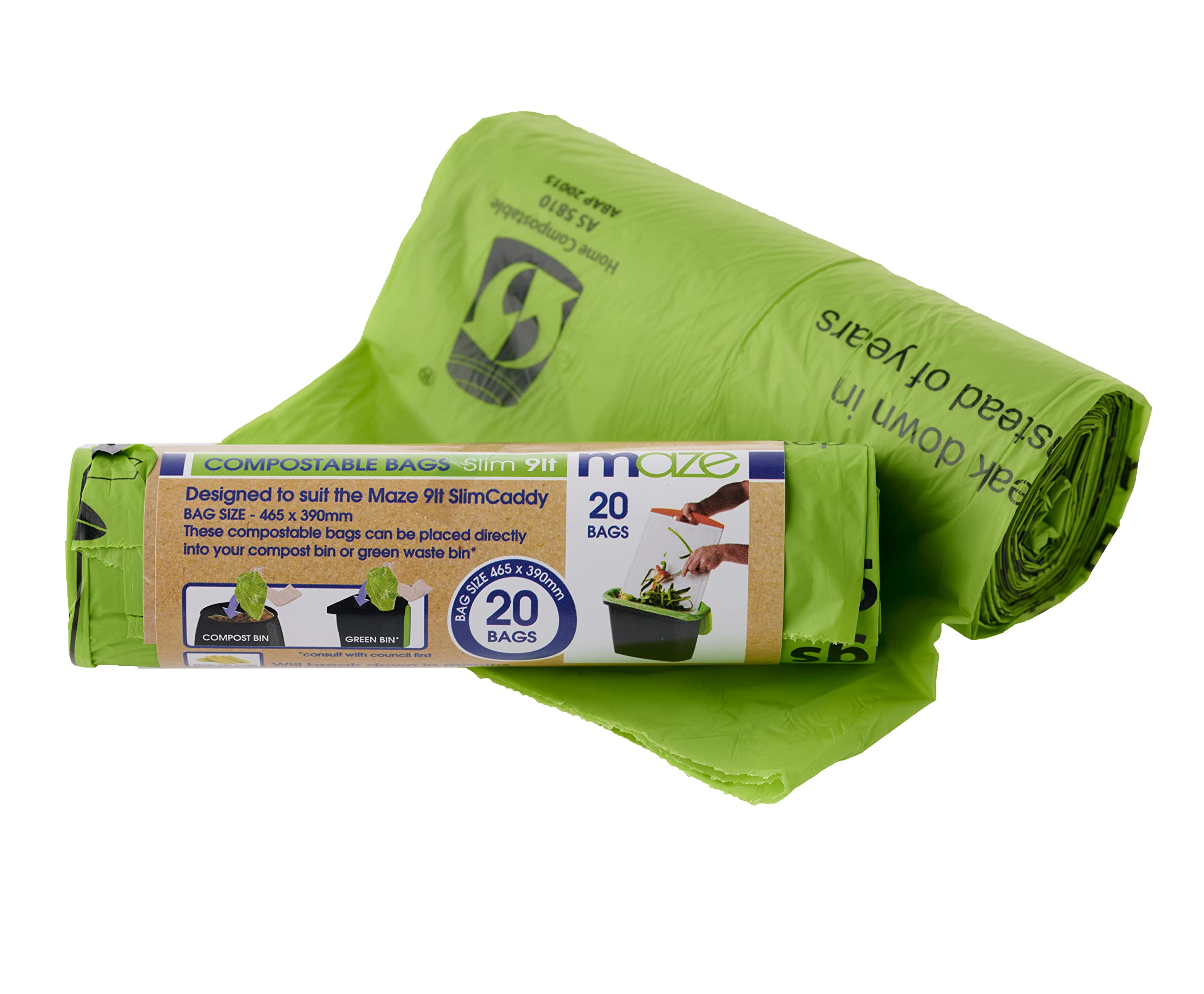 MAZE Corn Bags for MAZE Large Kitchen Caddie- 120 Bags