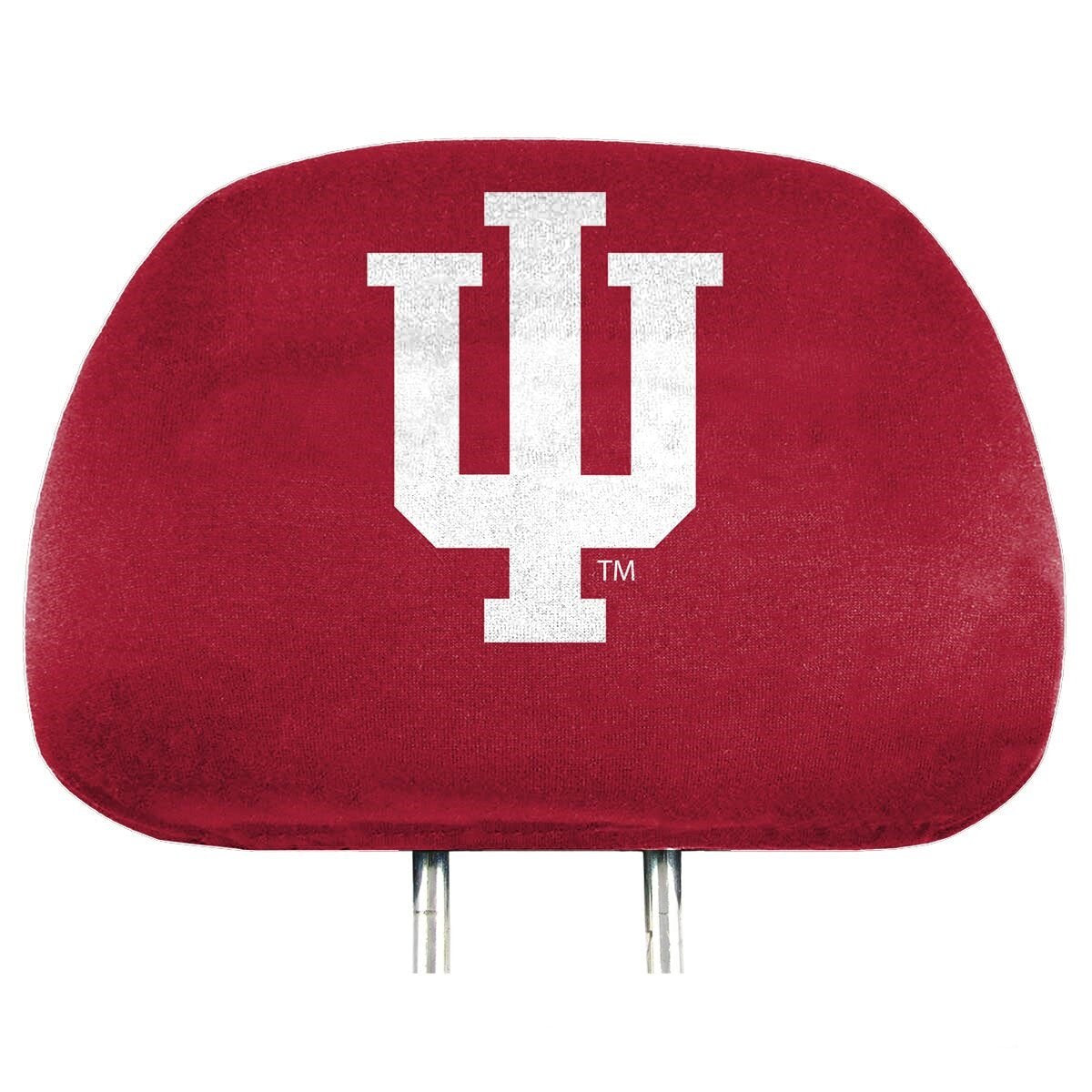 Fanmats 62046 Indiana Hooisers Printed Head Rest Cover Set - 2 Pieces