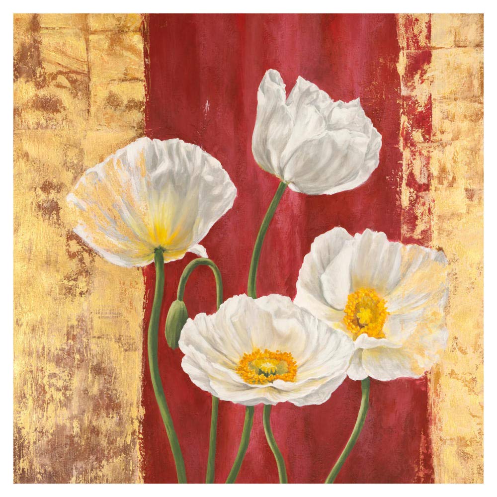 Royal Red II-Paper Art-38x38”