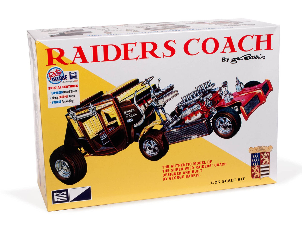 Mpc George Barris Raiders Coach 1:25 Scale Model Kit