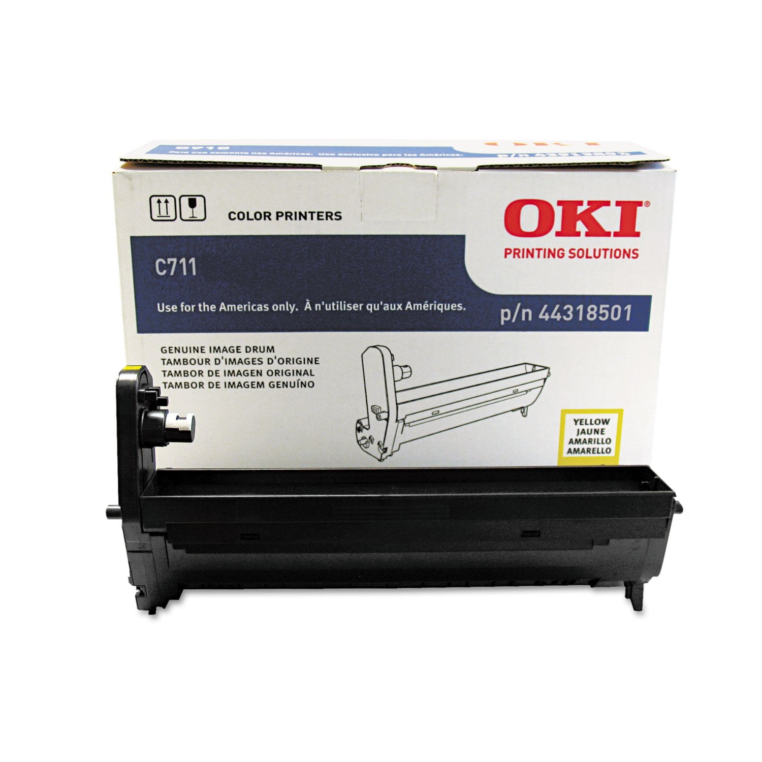 OKIDATA C711DN YELLOW IMAGE DRUM, 20k yield