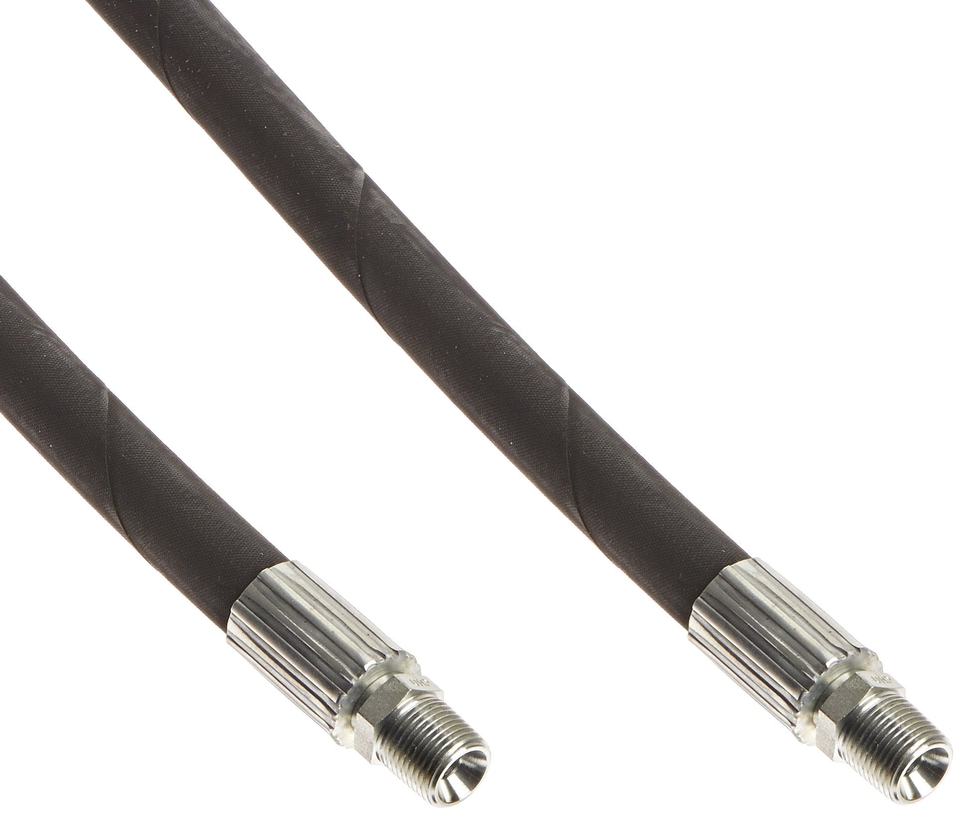 Apache 98398250 3/8 X 96 2-Wire Hydraulic Hose Male X Male Assembly, Black, L