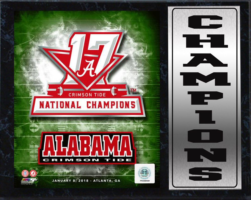 12x15 Stat Plaque - 2017 National Champion Alabama Crimson Tide