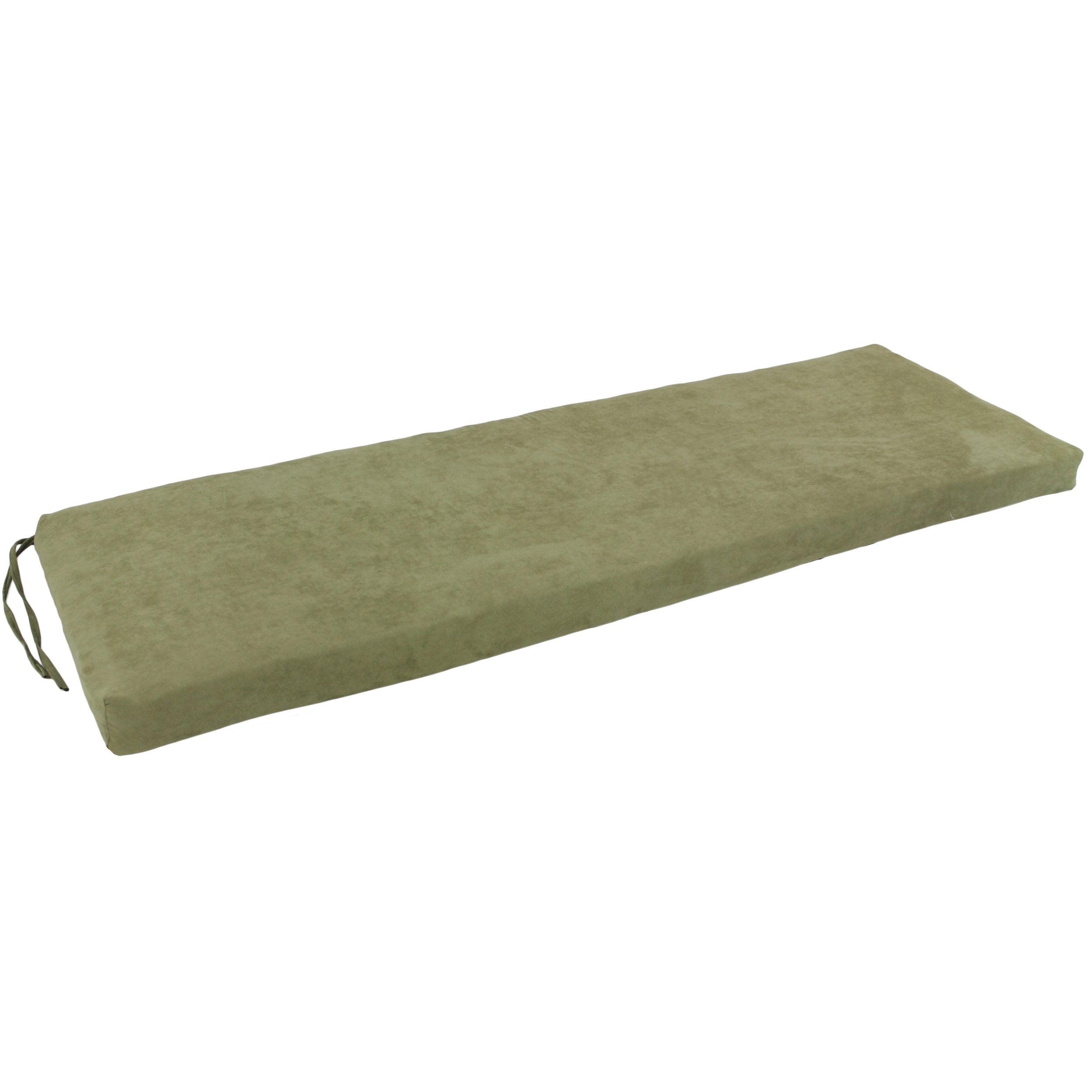 60-inch by 19-inch Micro Suede Bench Cushion - Sage