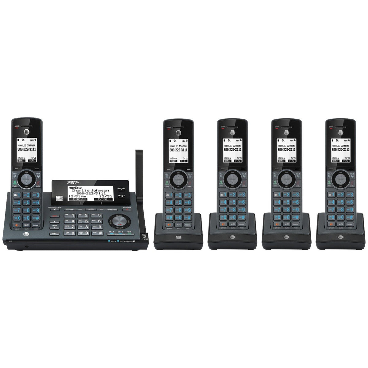 At&T Atclp99587 Connect-To-Cell Phone System (5 Handsets)