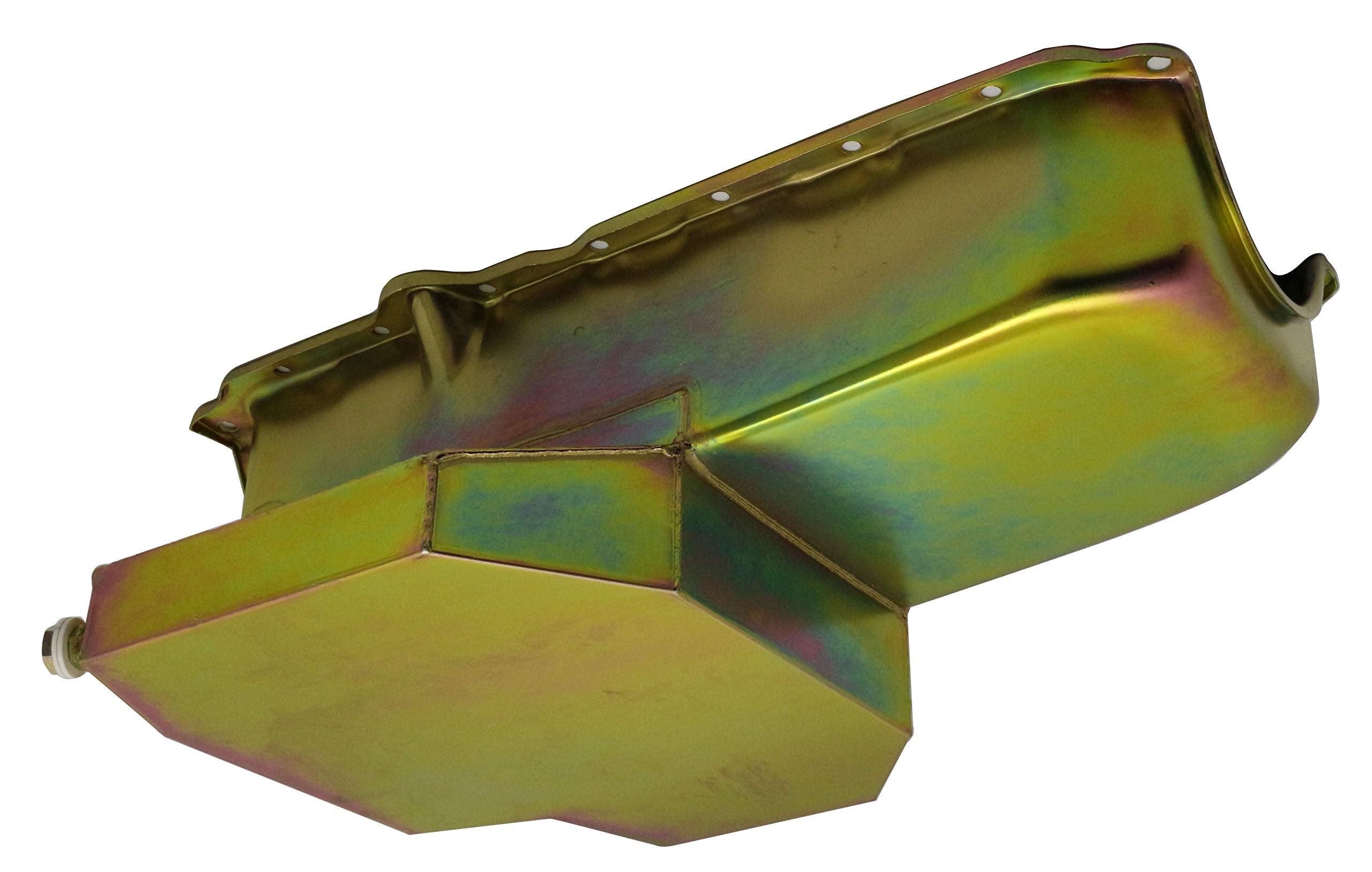 STEEL 1986-2002 CHEVY SB 305-427 ROAD RACING OIL PAN W/WINDAGE TRAY - ZINC