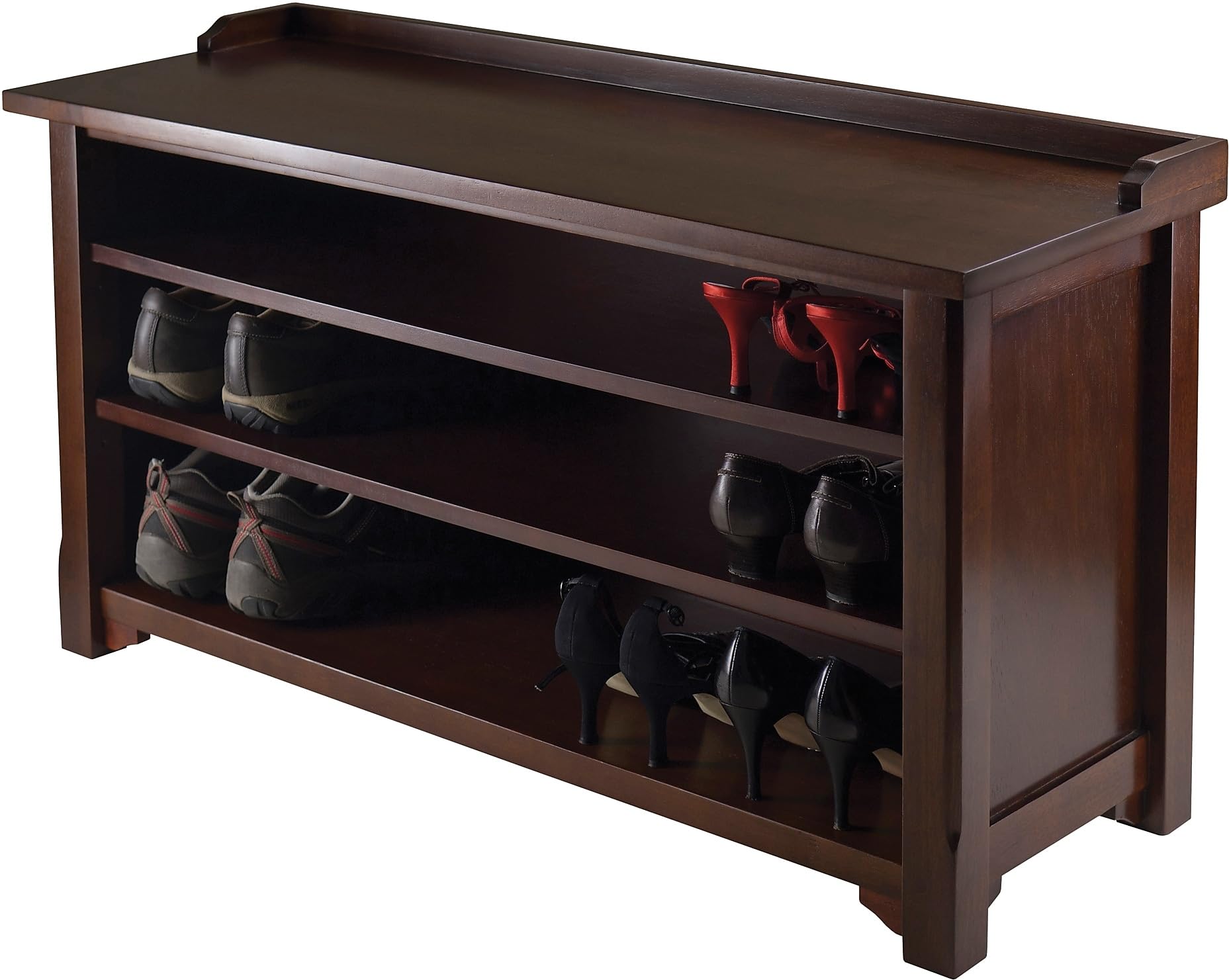 Dayton Storage Hall Bench, Walnut