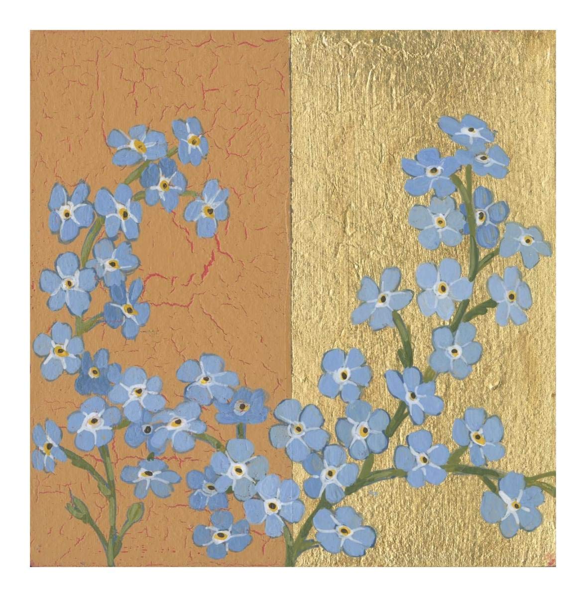 Forget Me Not -Paper Art-20x20”