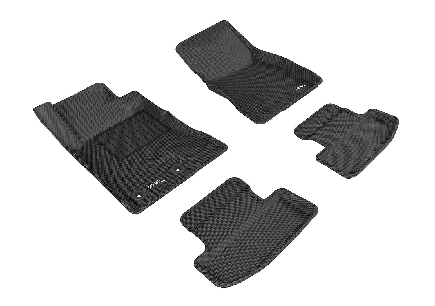3D MAXpider FORD MUSTANG 2015-2022 KAGU BLACK R1 R2 (2 EYELETS)