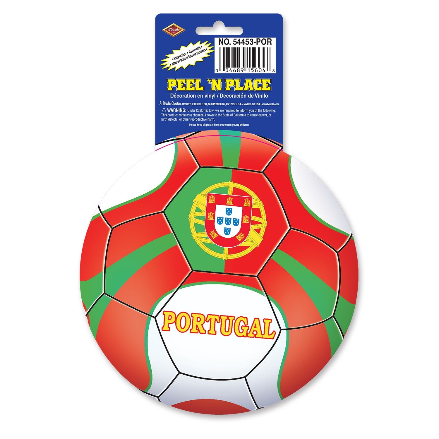 Peel N Place - Portugal (Pack of 12)
