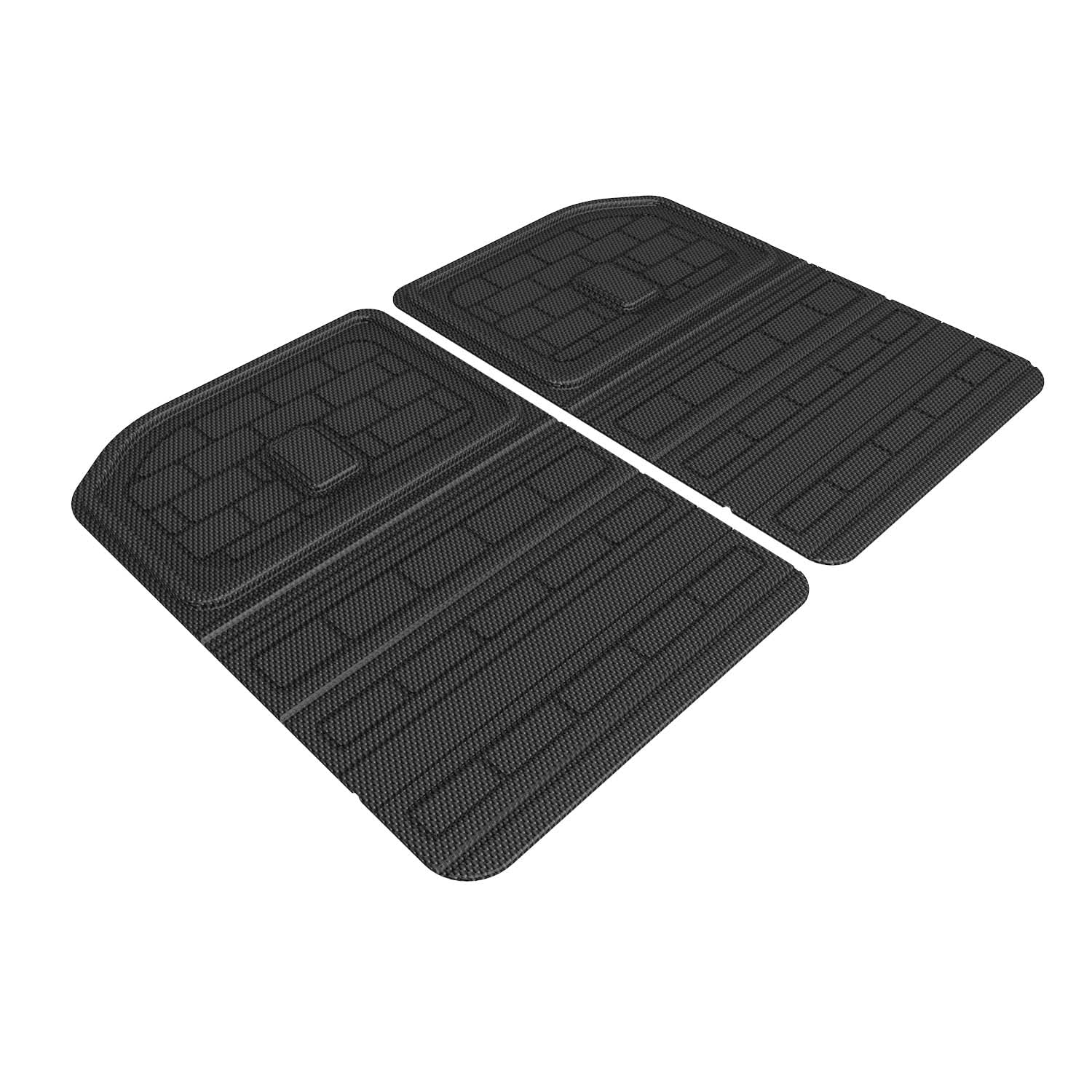 3D MAXpider Compatible with RIVIAN R1S 2022-2026 KAGU BLACK 3RD ROW SEATBACK PROTECTOR
