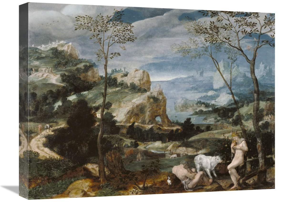Landscape with Mercury and Argus-Canvas Art-24x18”