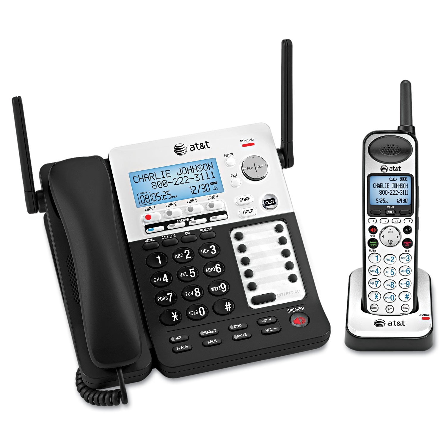 SynJ 4-Line Corded/Cordless SMB