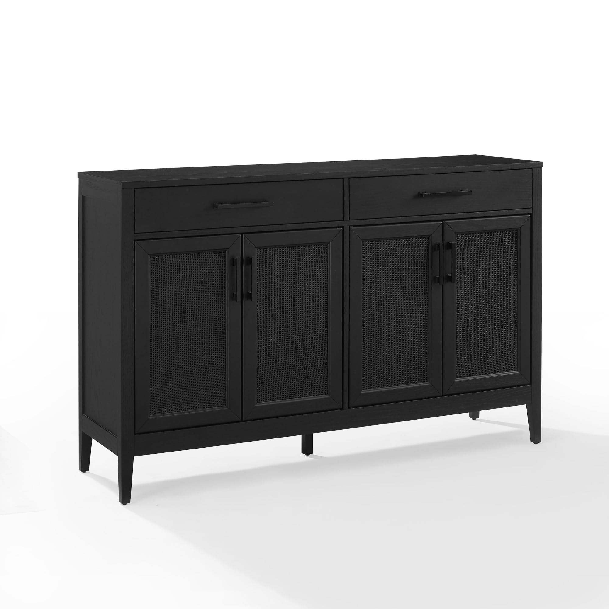 Yardlio Milo Sideboard: Elegant, Versatile Furniture with Poly-Rattan Mesh Panels