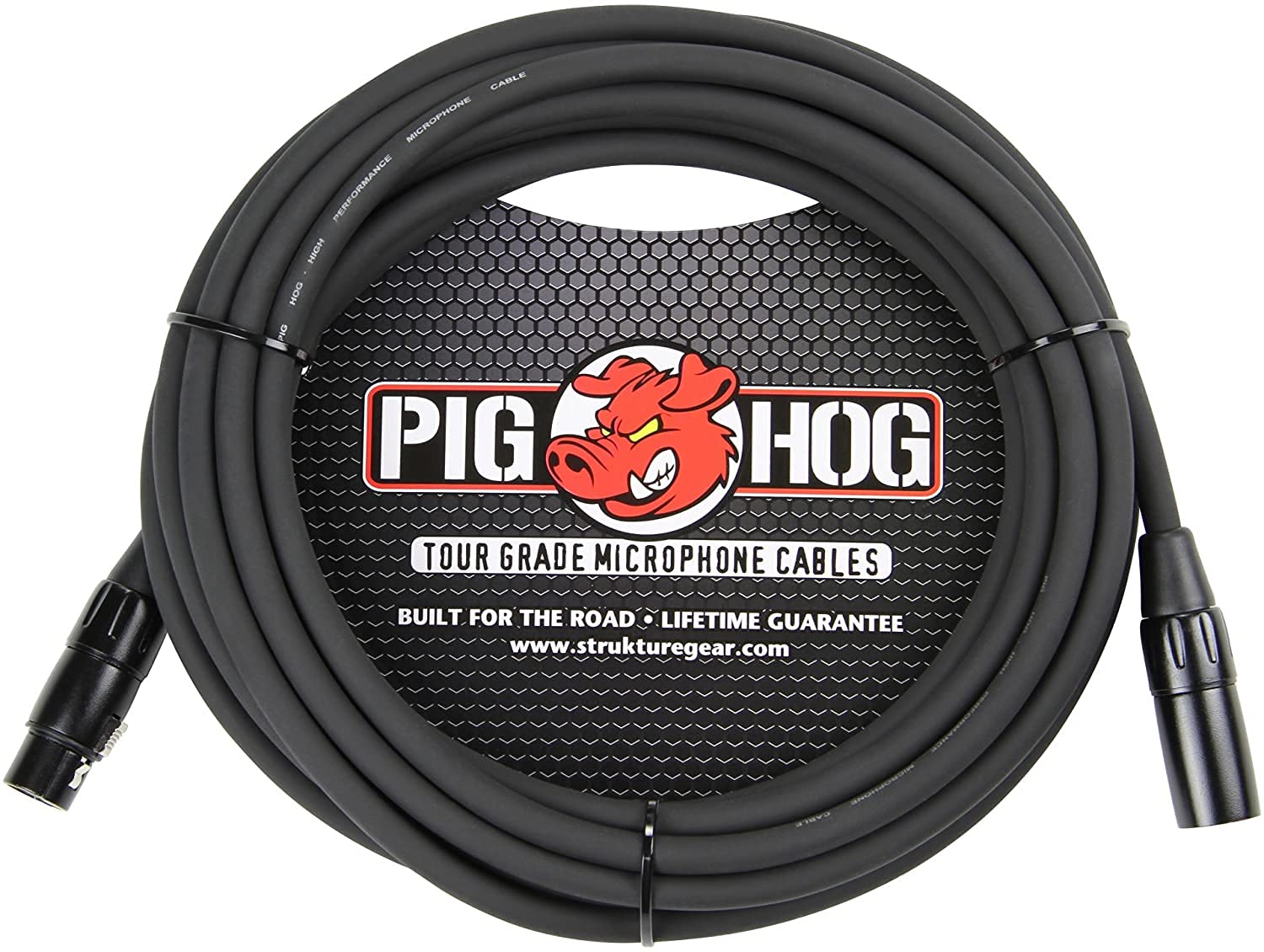 Pig Hog Phm20 High Performance 8Mm Xlr Microphone Cable, 20 Feet,Black